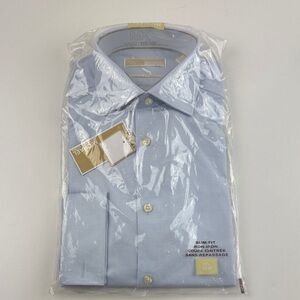 NWT Michael Kors Men's Sky Blue Men's Button Down Dress Shirt